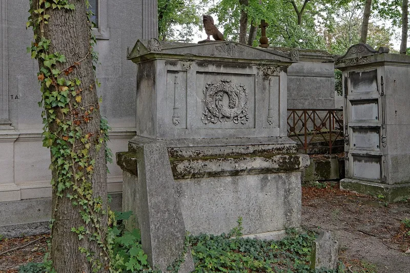 Photographie : la tombe de Constance Mayer au cimetière du Père-Lachaise