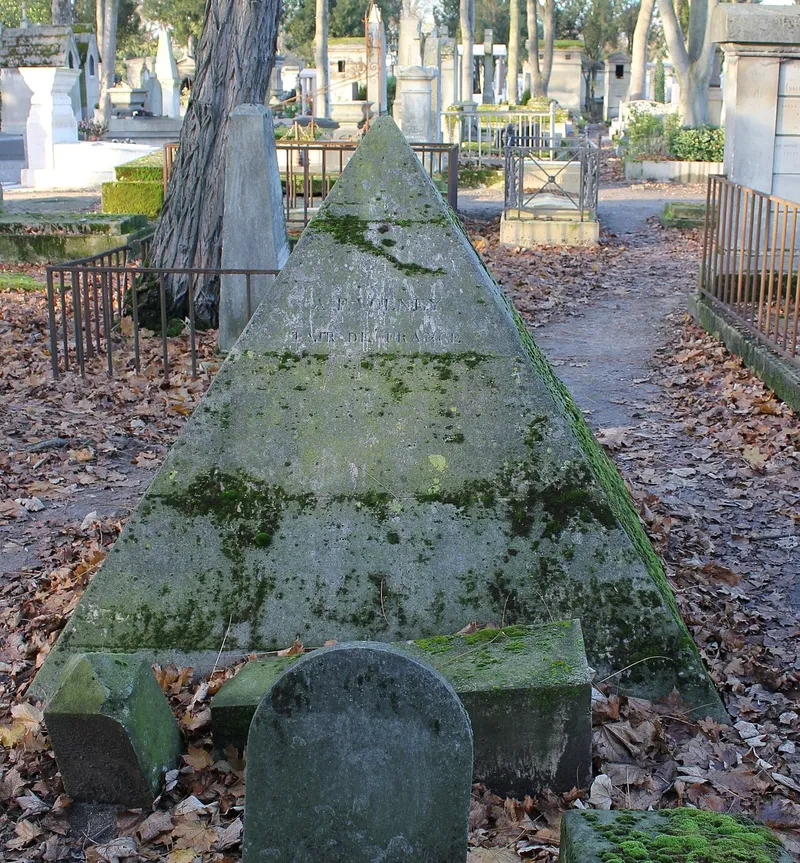Photographie : la tombe de Constantin-François Volney au cimetière du Père-Lachaise