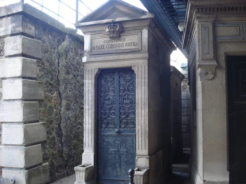 Photographie : la tombe de Constanze Geiger au cimetière de Montmartre