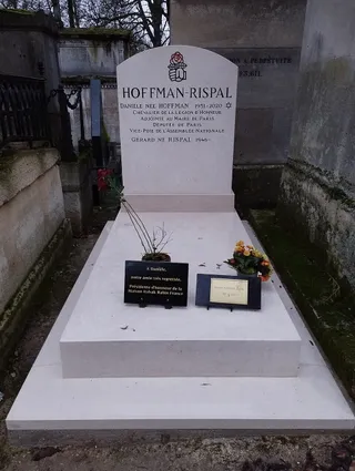 Photographie : la tombe de Danièle Hoffman-Rispal au cimetière du Père-Lachaise