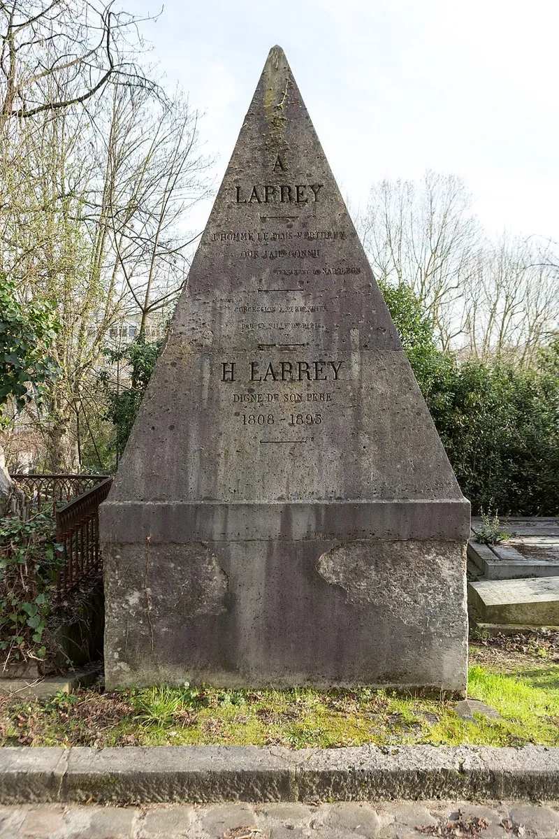 Photographie : la tombe de Dominique Larrey au cimetière du Père-Lachaise