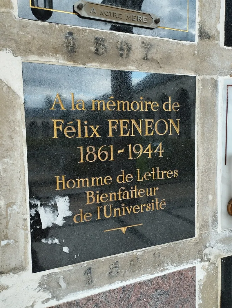 Photographie : la tombe de Félix Fénéon au cimetière du Père-Lachaise