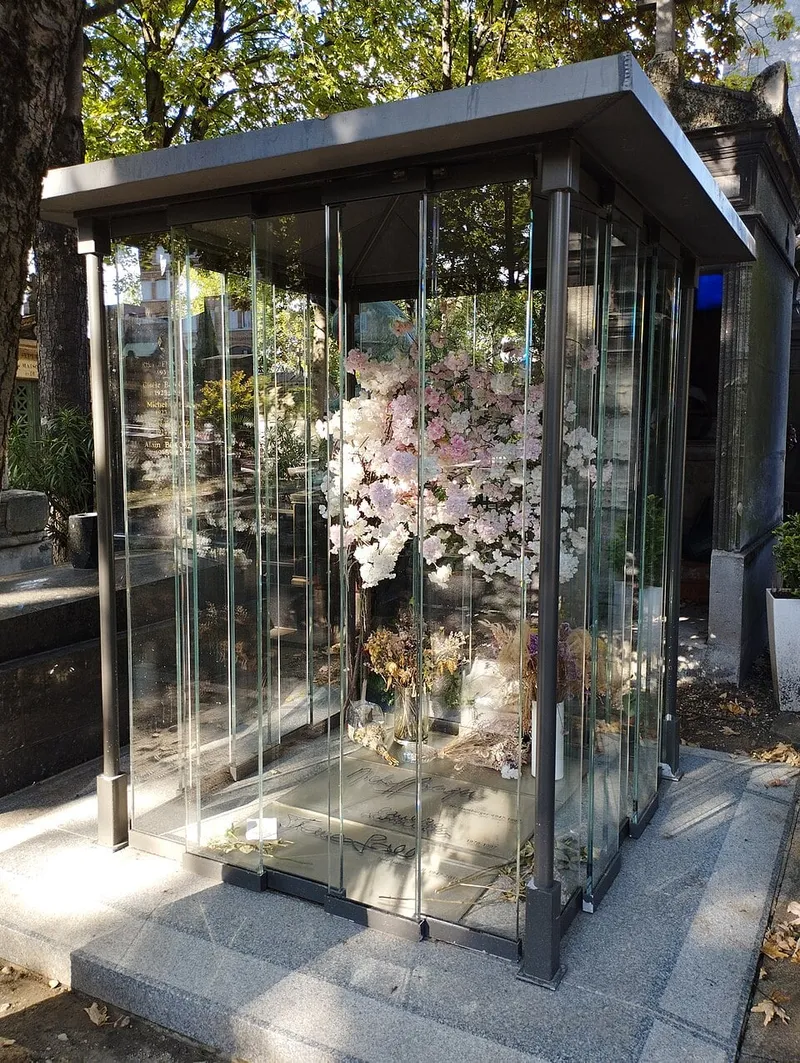 Photographie : la tombe de France Gall au cimetière de Montmartre