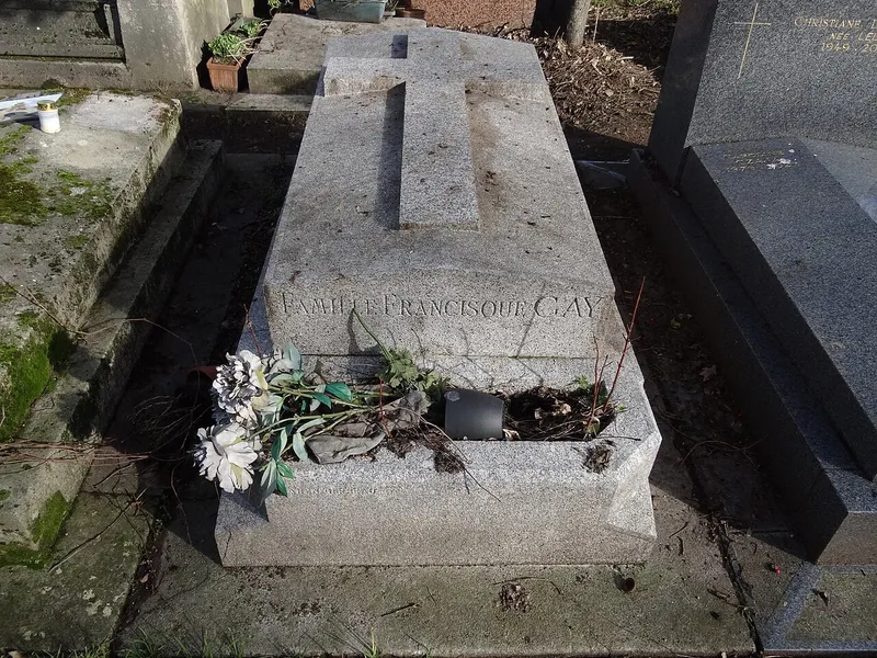 Photographie : la tombe de Francisque Gay au cimetière du Montparnasse