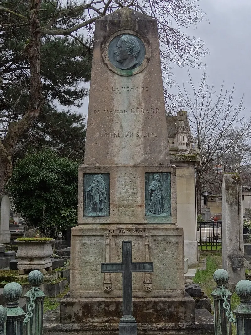 Photographie : la tombe de François Gérard au cimetière du Montparnasse