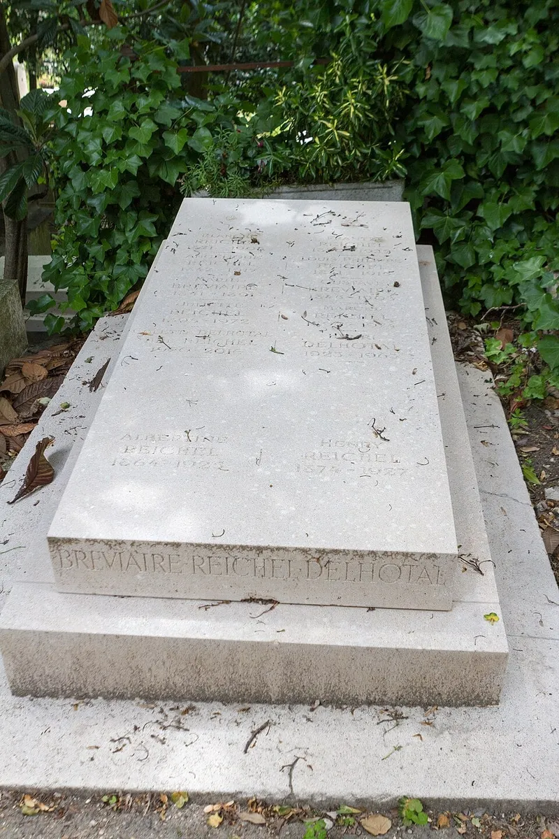 Photographie : la tombe de Frantz Reichel au cimetière du Père-Lachaise