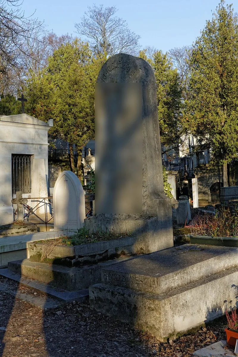 Photographie : la tombe de Gabriel Pierné au cimetière du Père-Lachaise