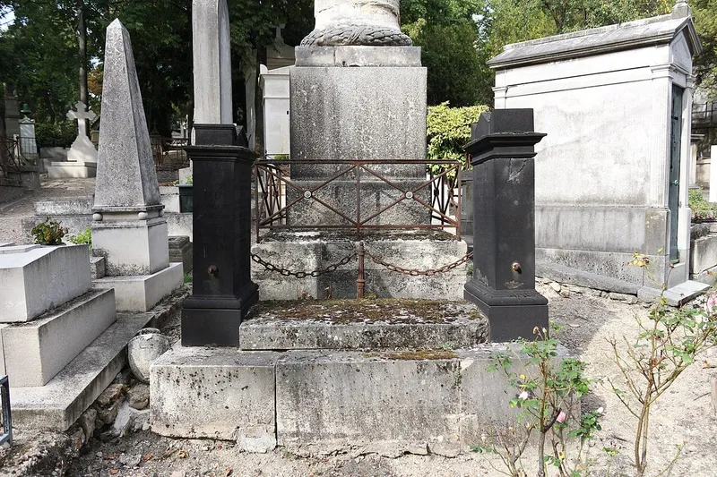 Photographie : la tombe de Gaultier de Biauzat au cimetière du Père-Lachaise