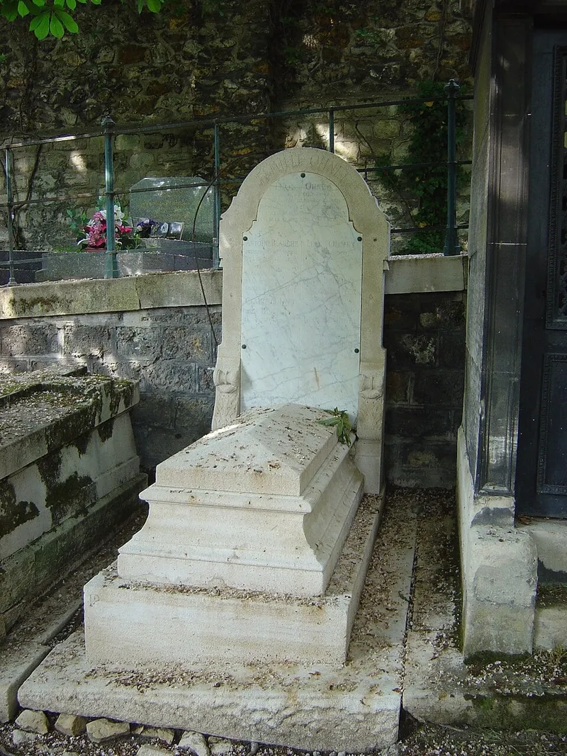 Photographie : la tombe de Georges Ohnet au cimetière de Montmartre