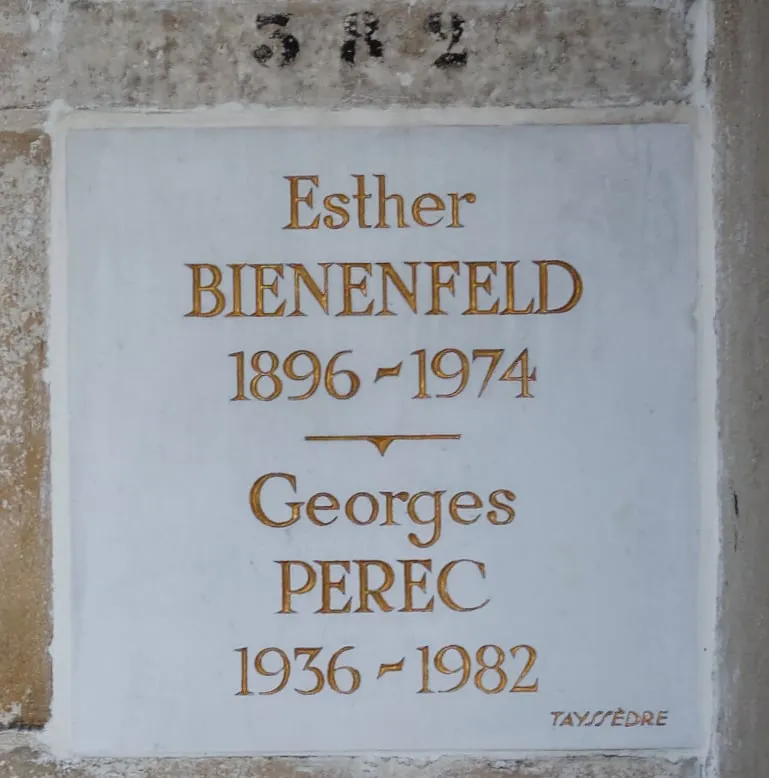 Photographie : la tombe de Georges Perec au cimetière du Père-Lachaise