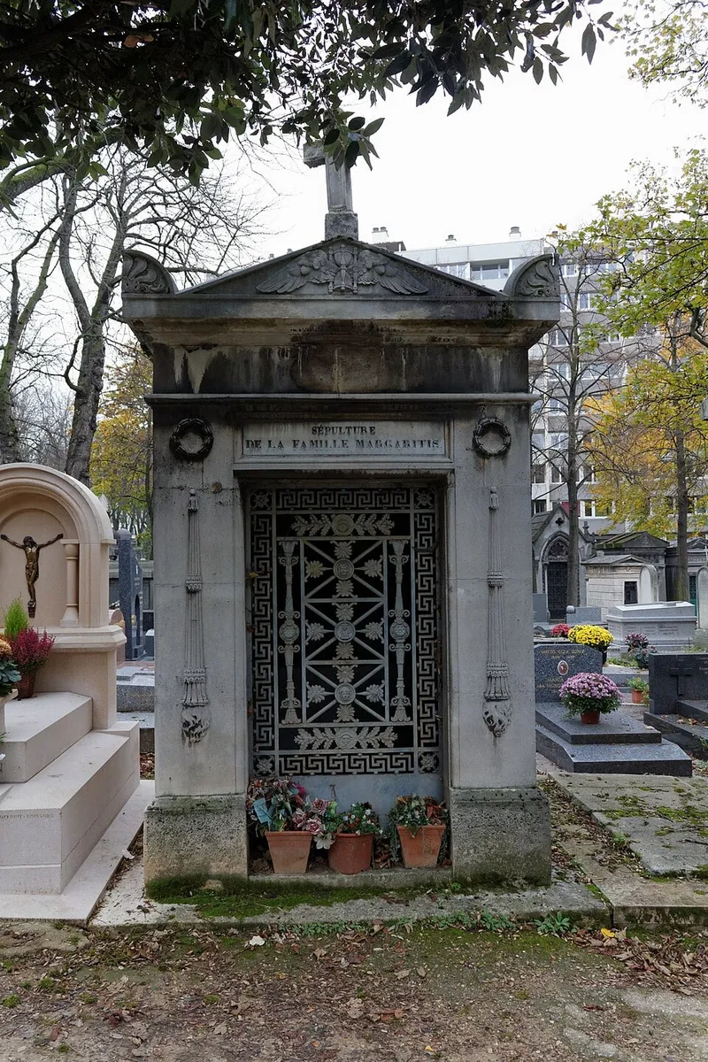 Photographie : la tombe de Gilles Margaritis au cimetière du Père-Lachaise