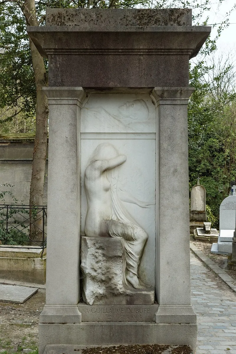 Photographie : la tombe de Guillaume Dubufe au cimetière du Père-Lachaise