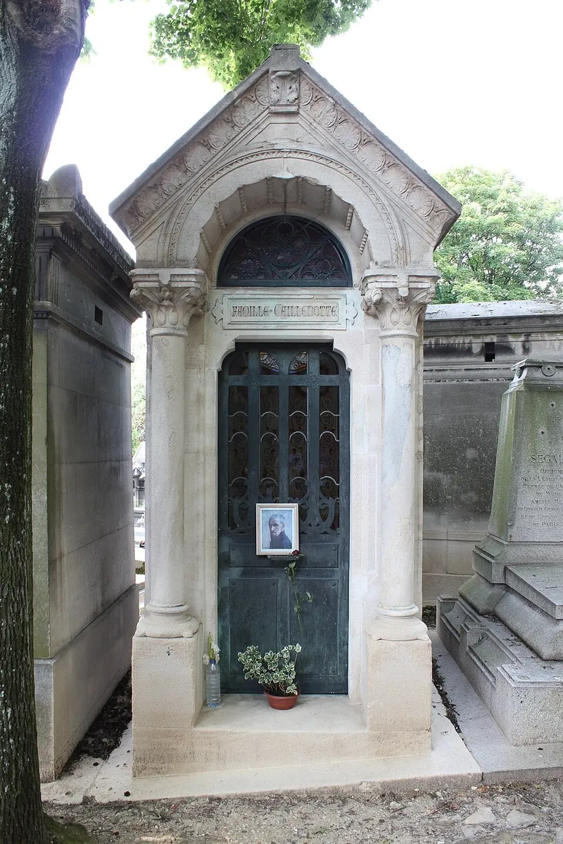 Photographie : la tombe de Gustave Caillebotte au cimetière du Père-Lachaise