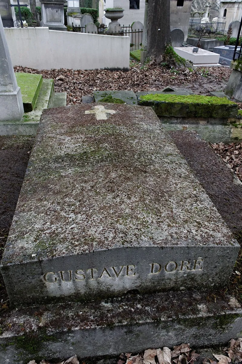 Photographie : la tombe de Gustave Doré au cimetière du Père-Lachaise