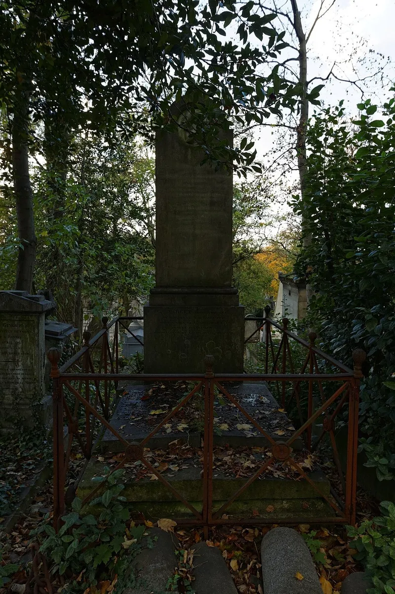 Photographie : la tombe de Guy Jean-Baptiste Target au cimetière du Père-Lachaise