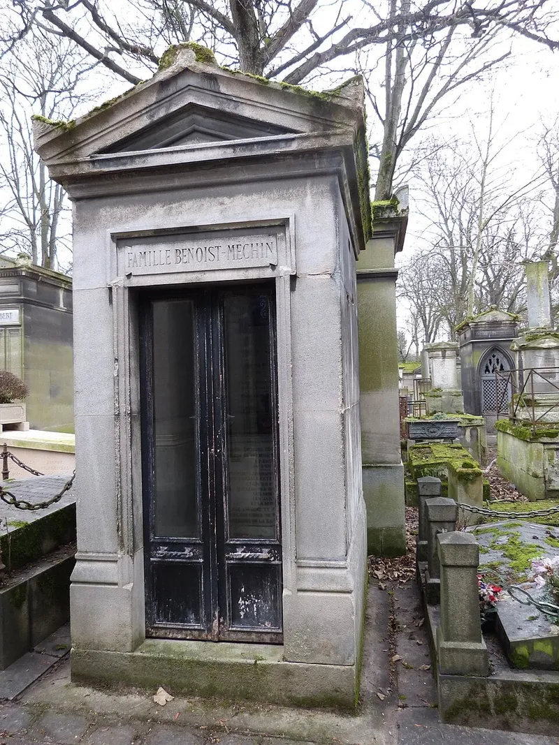 Photographie : la tombe de Jacques Benoît-Méchin au cimetière du Père-Lachaise