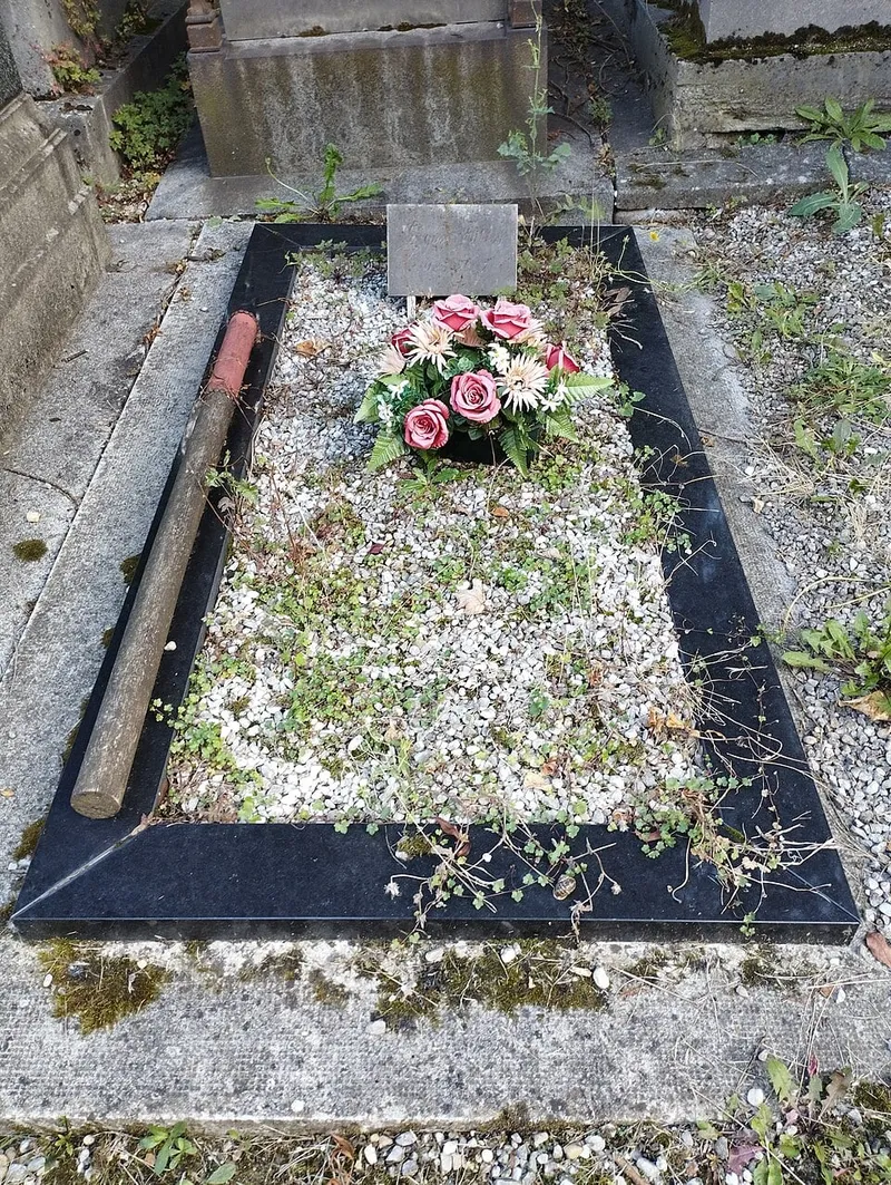Photographie : la tombe de Jacques Fabbri au cimetière de Montmartre