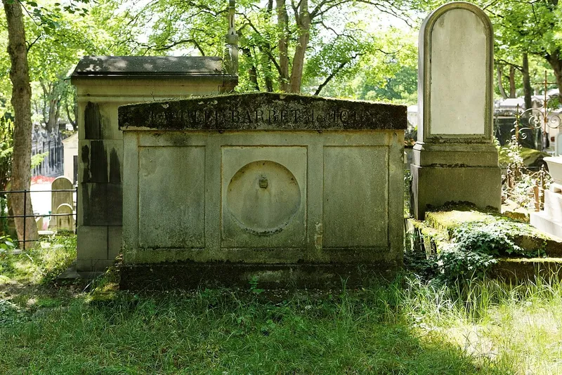 Photographie : la tombe de Jacques-Jules Barbet de Jouy au cimetière du Père-Lachaise