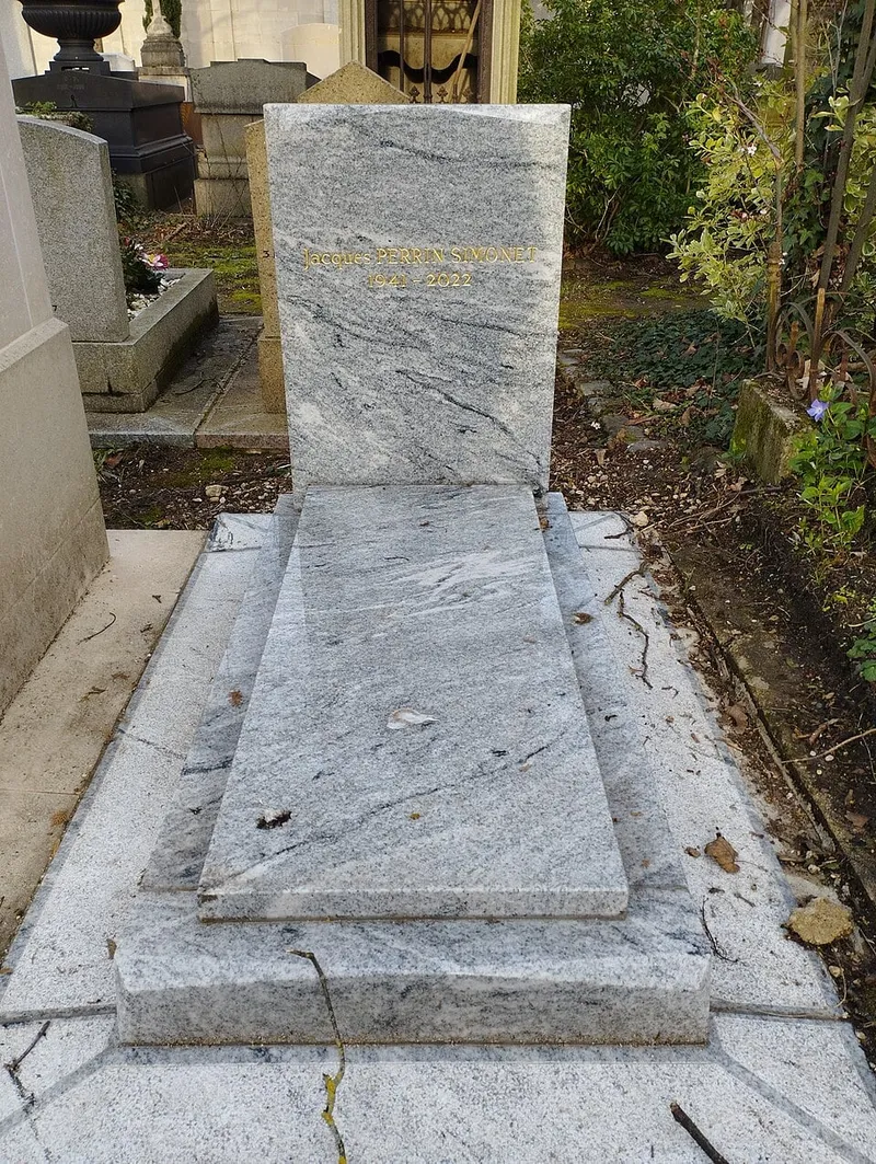 Photographie : la tombe de Jacques Perrin au cimetière du Père-Lachaise