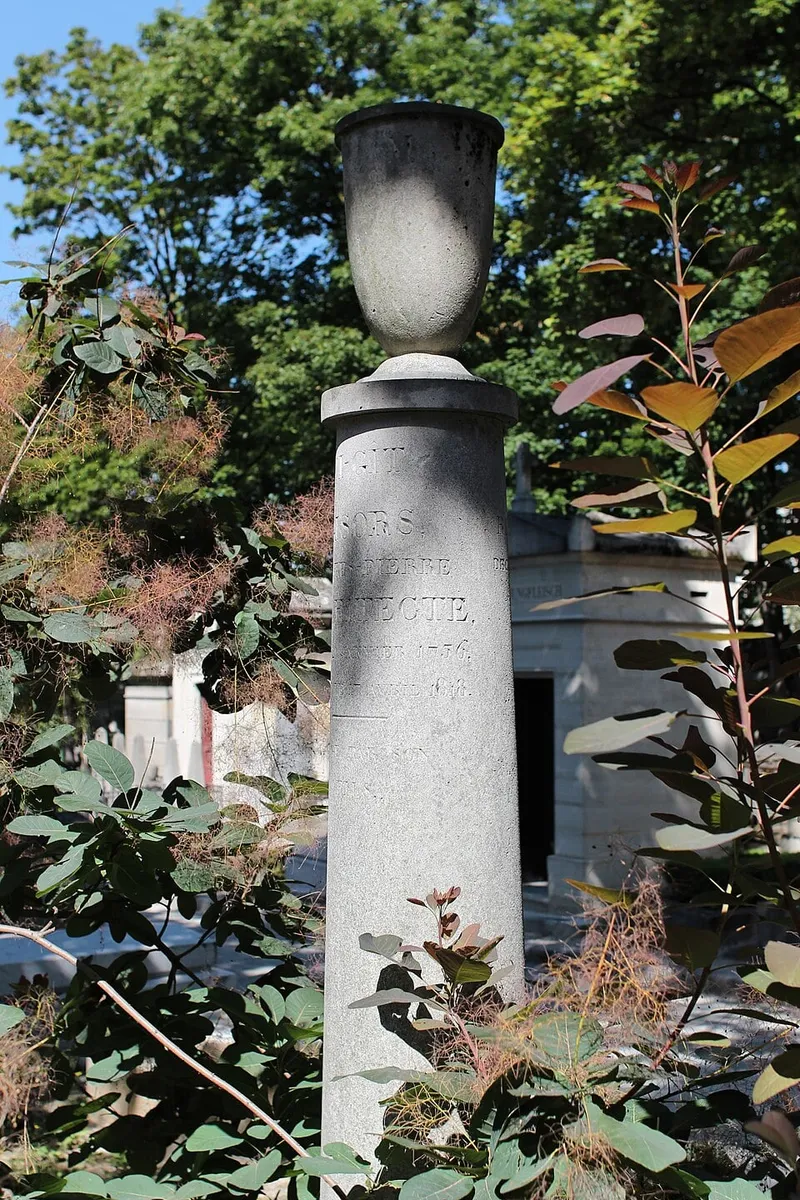 Photographie : la tombe de Jacques-Pierre de Gisors au cimetière du Père-Lachaise