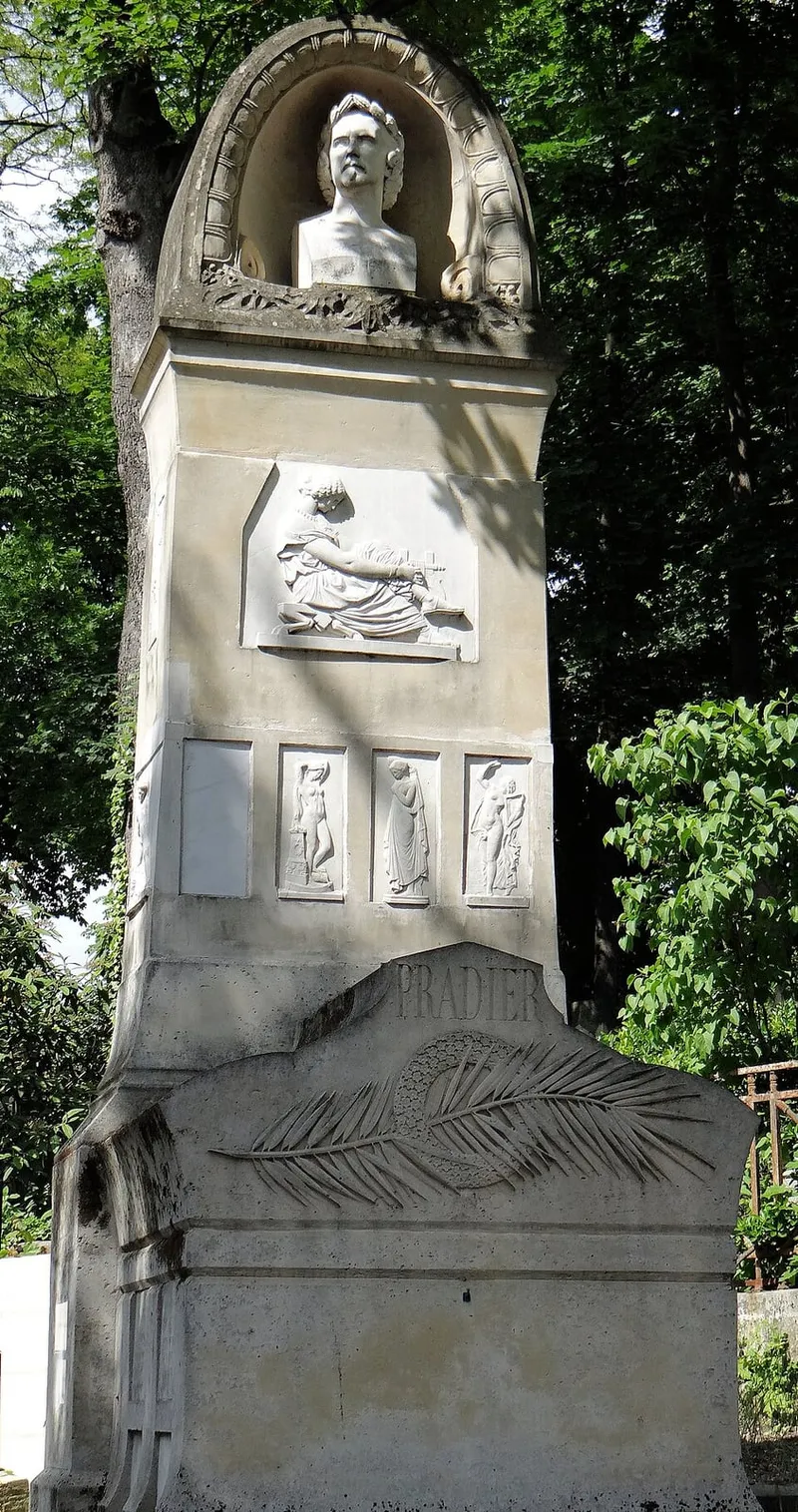 Photographie : la tombe de James Pradier au cimetière du Père-Lachaise