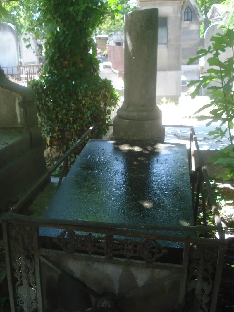 Photographie : la tombe de Jean-Baptiste Alexandre Paulin au cimetière de Montmartre
