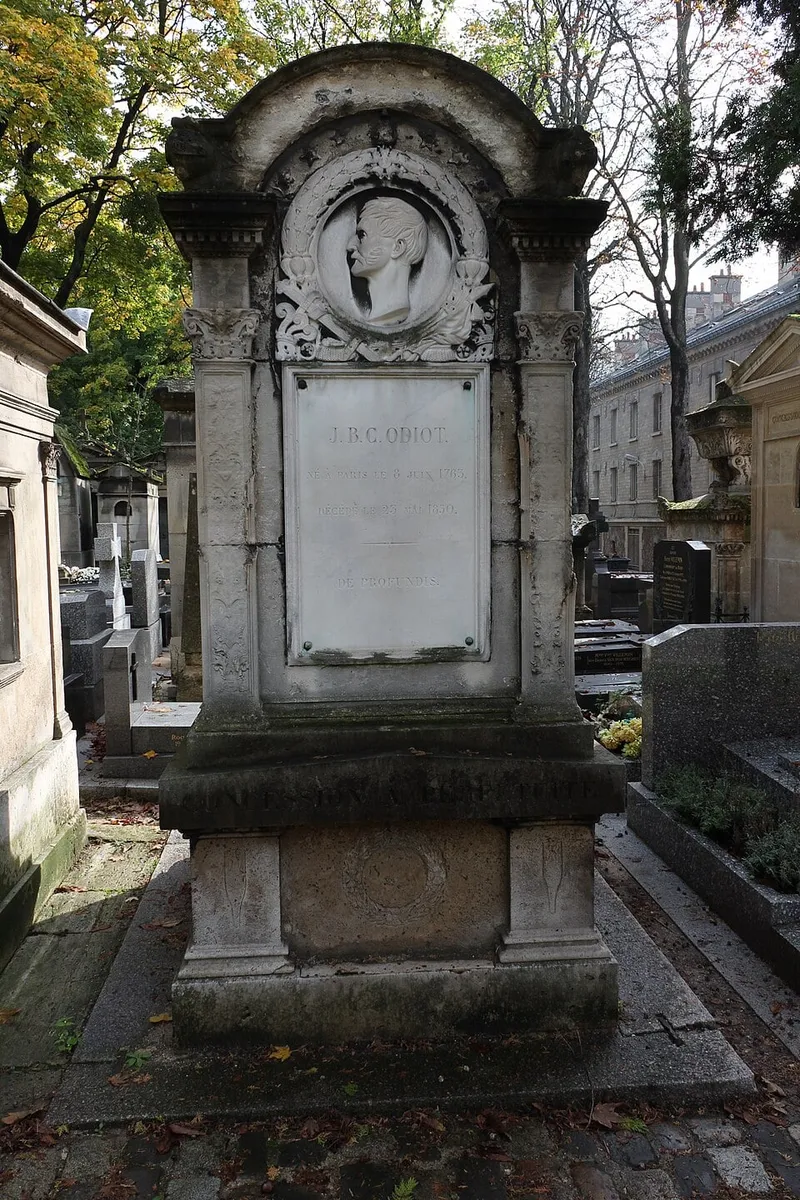 Photographie : la tombe de Jean-Baptiste Claude Odiot au cimetière du Père-Lachaise