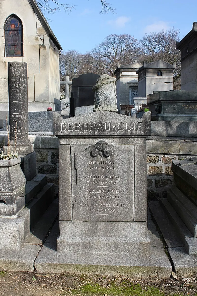Photographie : la tombe de Jean-Baptiste Gaspard Debureau au cimetière du Père-Lachaise