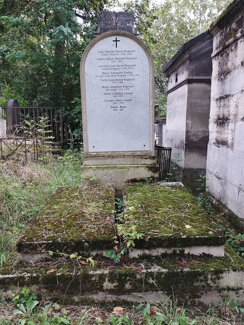 Photographie : la tombe de Jean-Baptiste Regnault au cimetière du Père-Lachaise