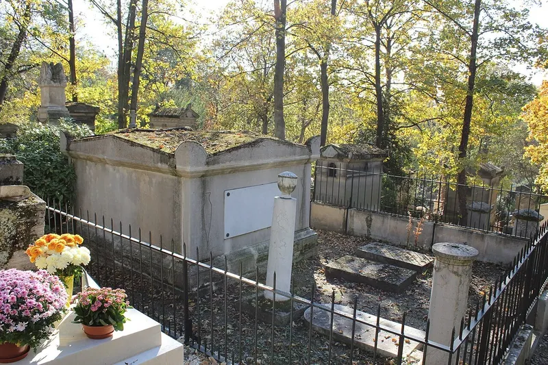 Photographie : la tombe de Jean-François de La Harpe au cimetière du Père-Lachaise