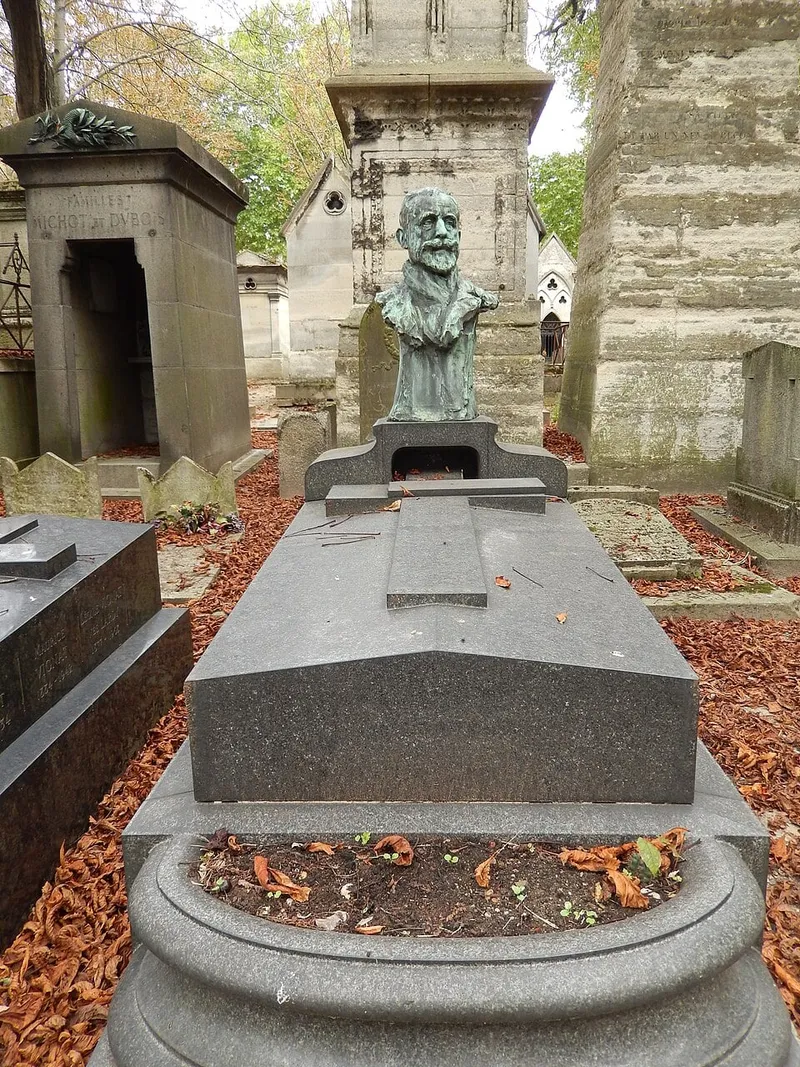 Photographie : la tombe de Jean-François Rafaëlli au cimetière du Père-Lachaise