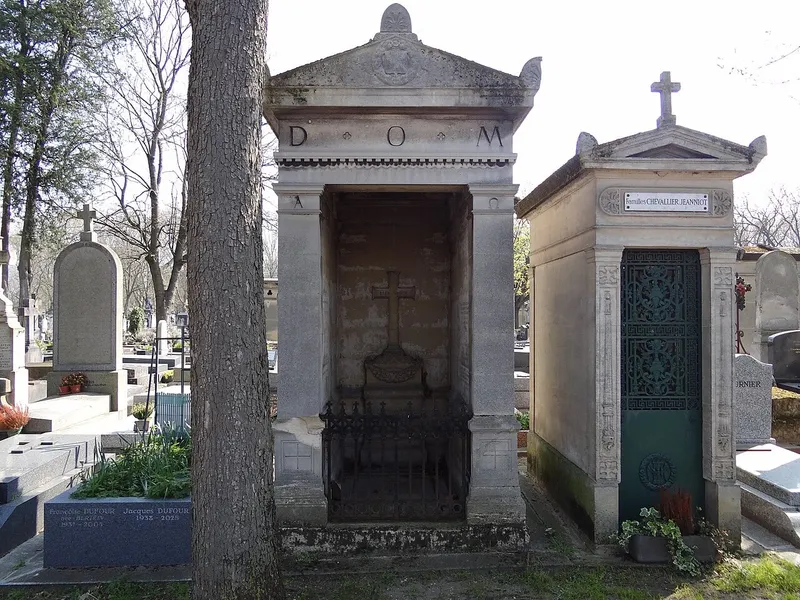 Photographie : la tombe de Jean-Jacques Baude au cimetière du Montparnasse