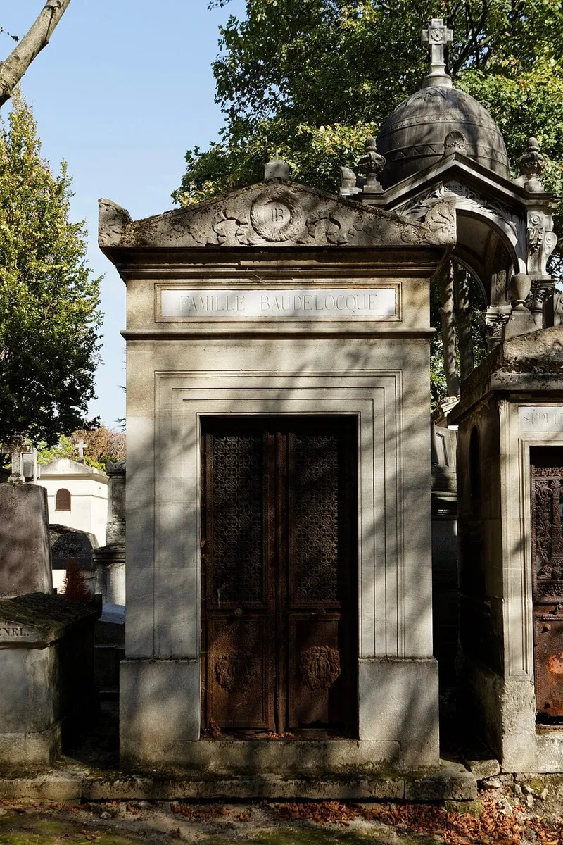 Photographie : la tombe de Jean-Louis Baudelocque au cimetière du Père-Lachaise