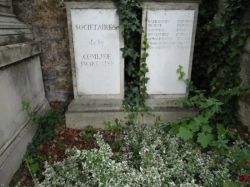Photographie : la tombe de Joseph-Jean-Baptiste Albouy au cimetière de Montmartre