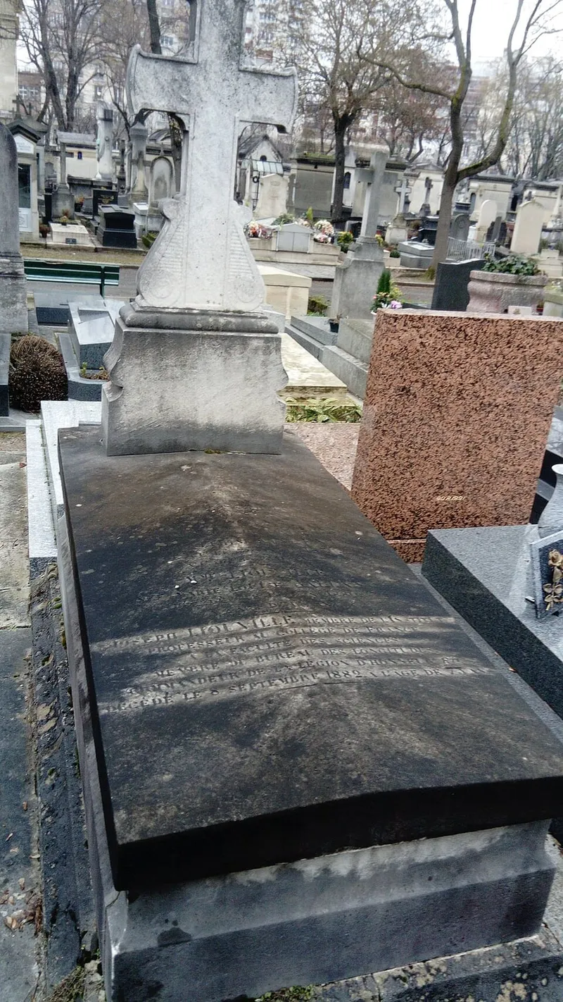 Photographie : la tombe de Joseph Liouville au cimetière du Montparnasse