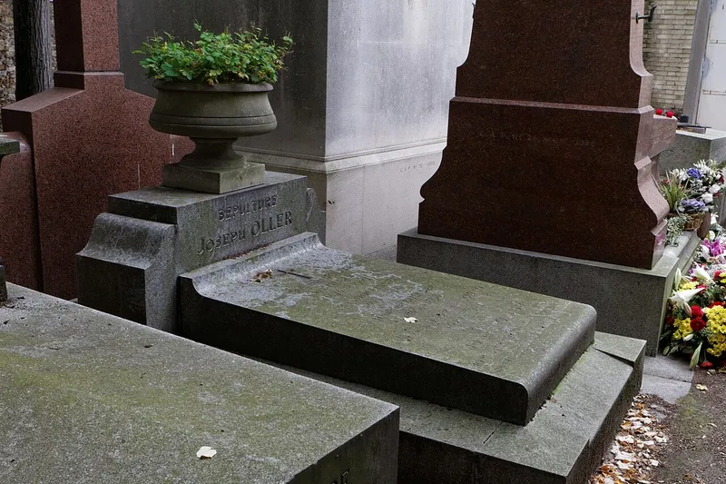 Photographie : la tombe de Joseph Oller au cimetière du Père-Lachaise