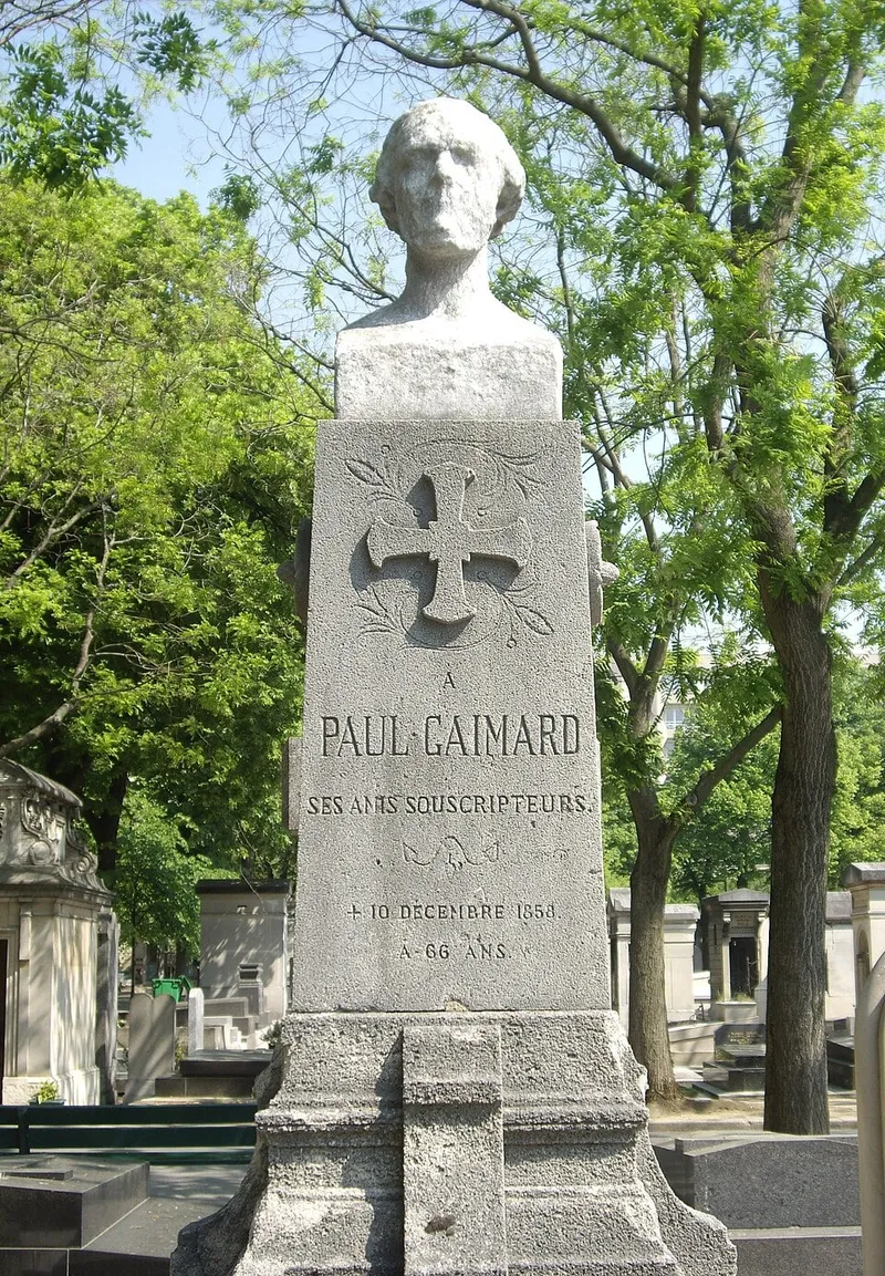 Photographie : la tombe de Joseph Paul Gaimard au cimetière du Montparnasse