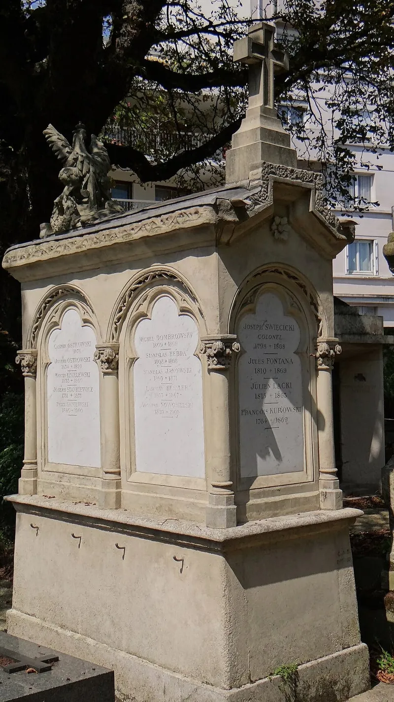 Photographie : la tombe de Julian Fontana au cimetière de Montmartre