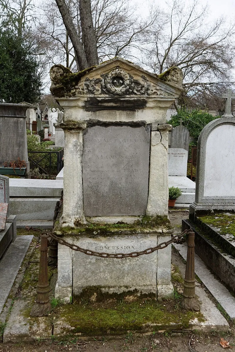 Photographie : la tombe de Dominique Dufour de Pradt au cimetière du Père-Lachaise