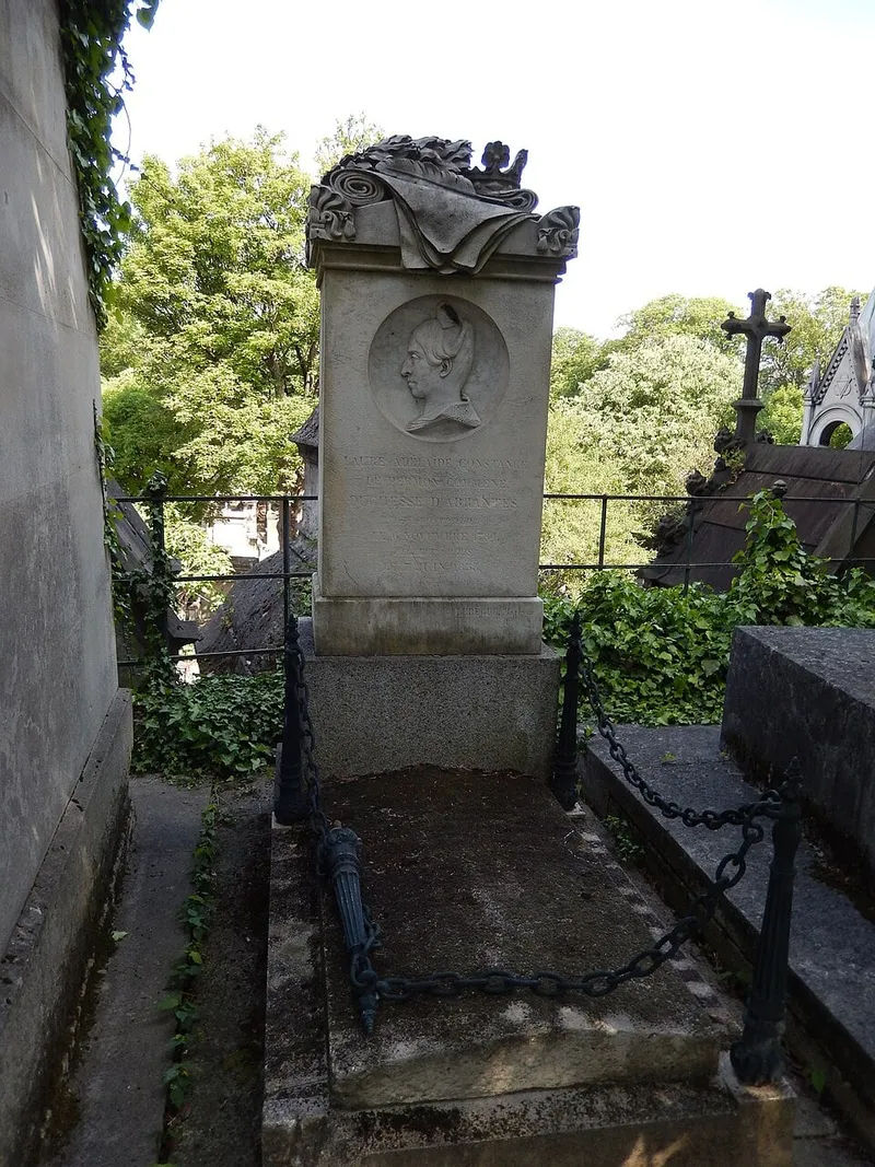 Photographie : la tombe de Laure Junot au cimetière de Montmartre