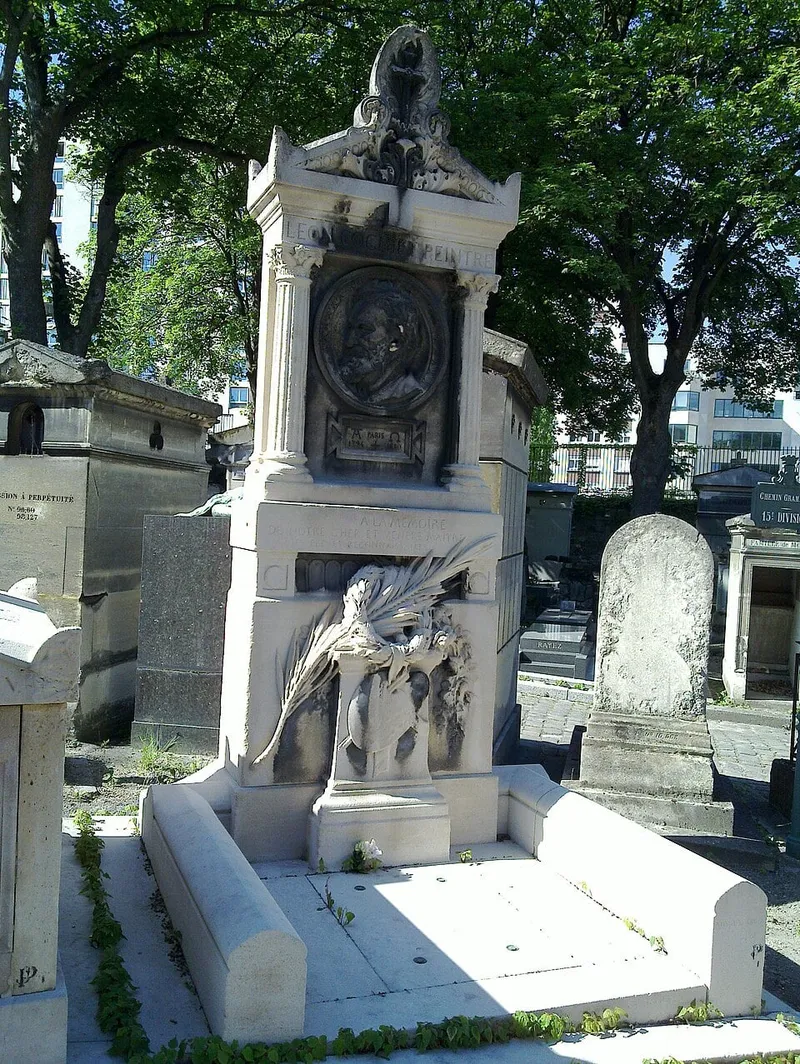 Photographie : la tombe de Léon Cogniet au cimetière du Père-Lachaise