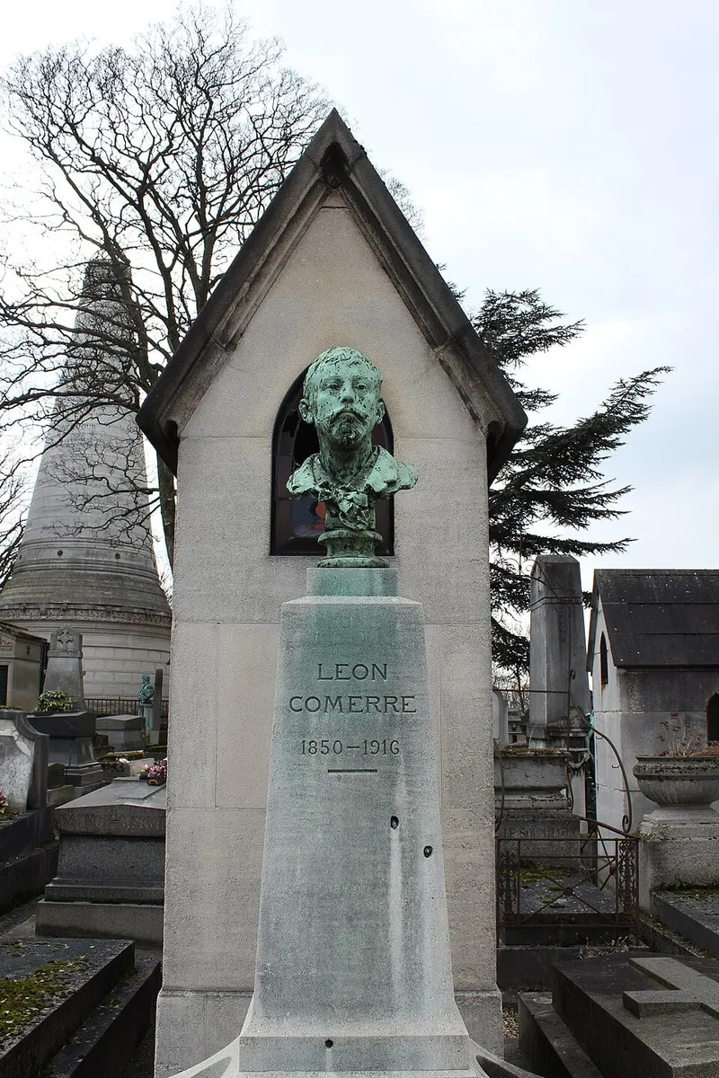 Photographie : la tombe de Léon-François Comerre au cimetière du Père-Lachaise