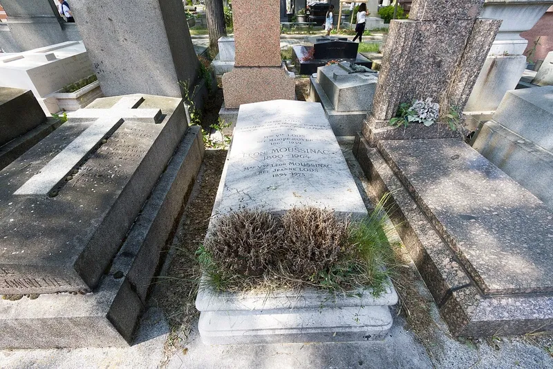 Photographie : la tombe de Léon Moussinac au cimetière du Père-Lachaise