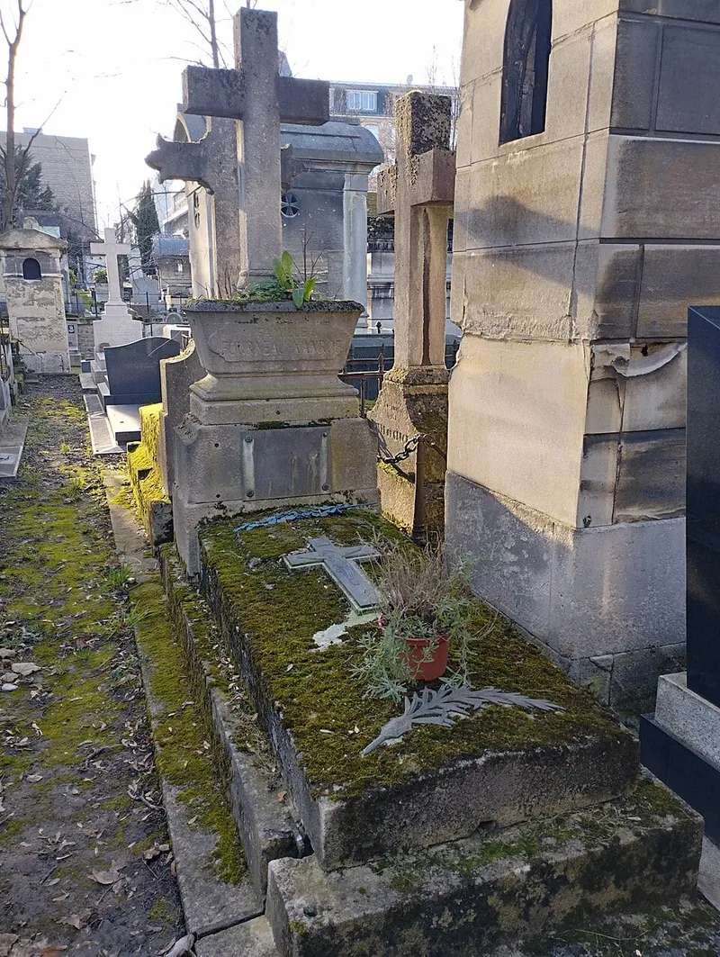 Photographie : la tombe de Léon Xanroï au cimetière de Montmartre