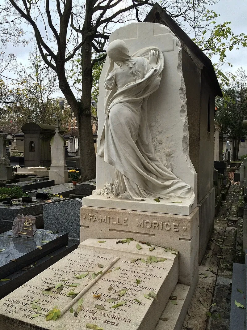 Photographie : la tombe de Léopold Morice au cimetière du Montparnasse