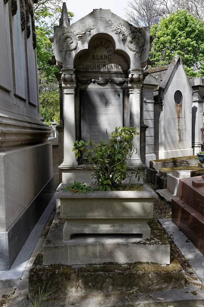 Photographie : la tombe de Louis et Charles Blanc, au Père-Lachaise