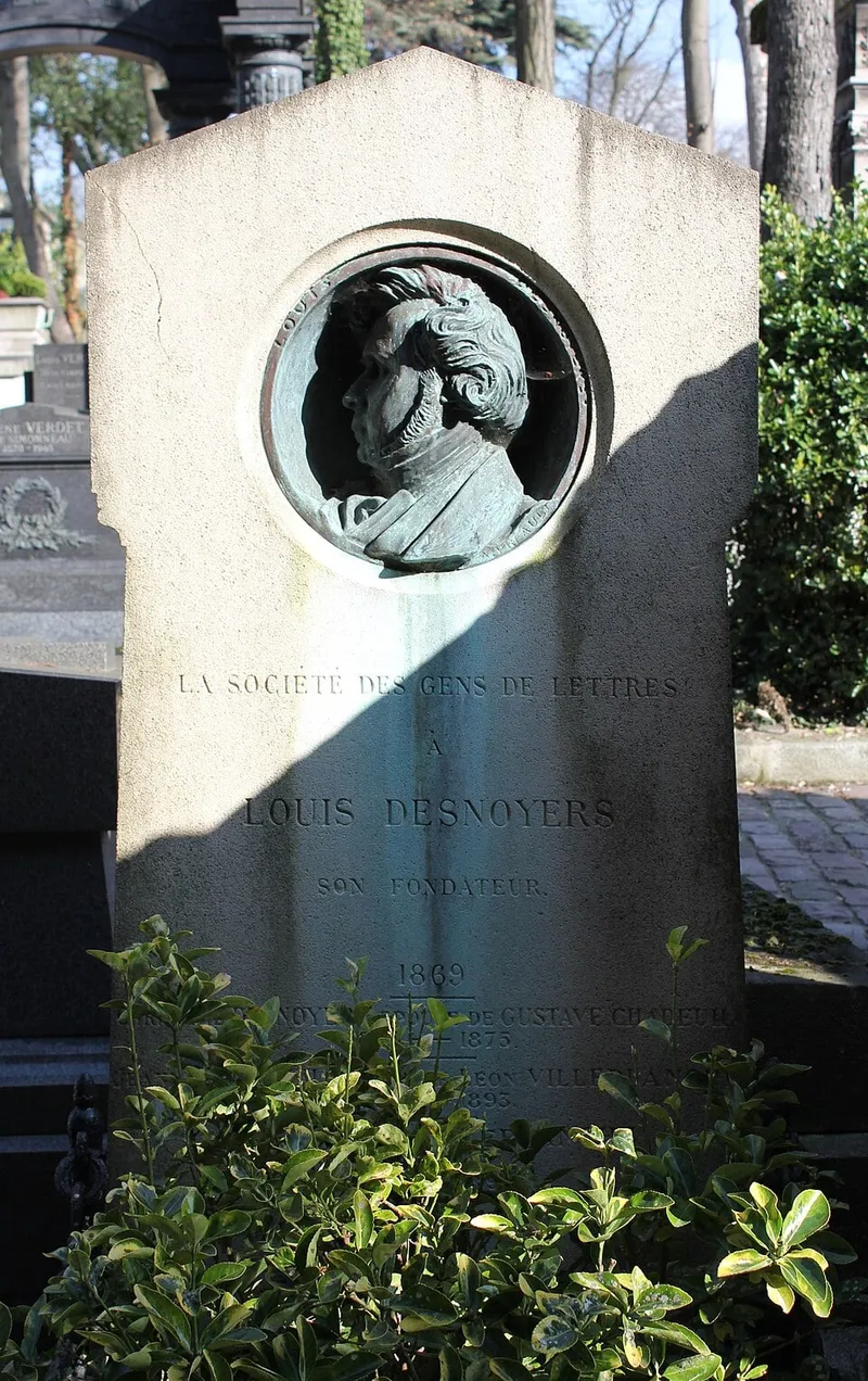 Photographie : la tombe de Louis Desnoyers au cimetière du Père-Lachaise