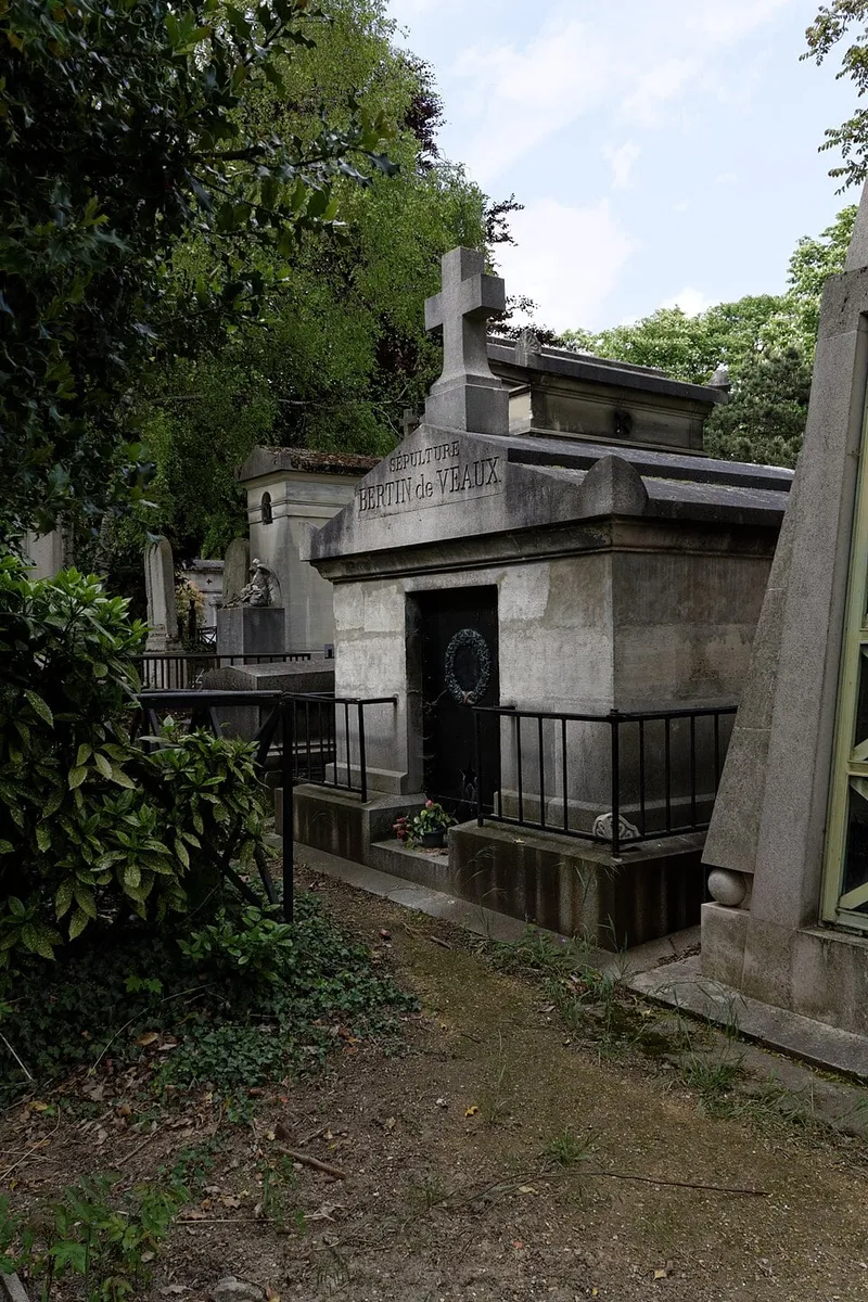 Photographie : la tombe de Louis-François Bertin de Veaux au cimetière du Père-Lachaise