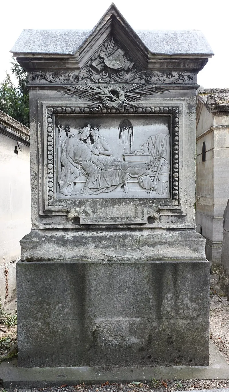 Photographie : la tombe de Louis Hersent au cimetière du Père-Lachaise