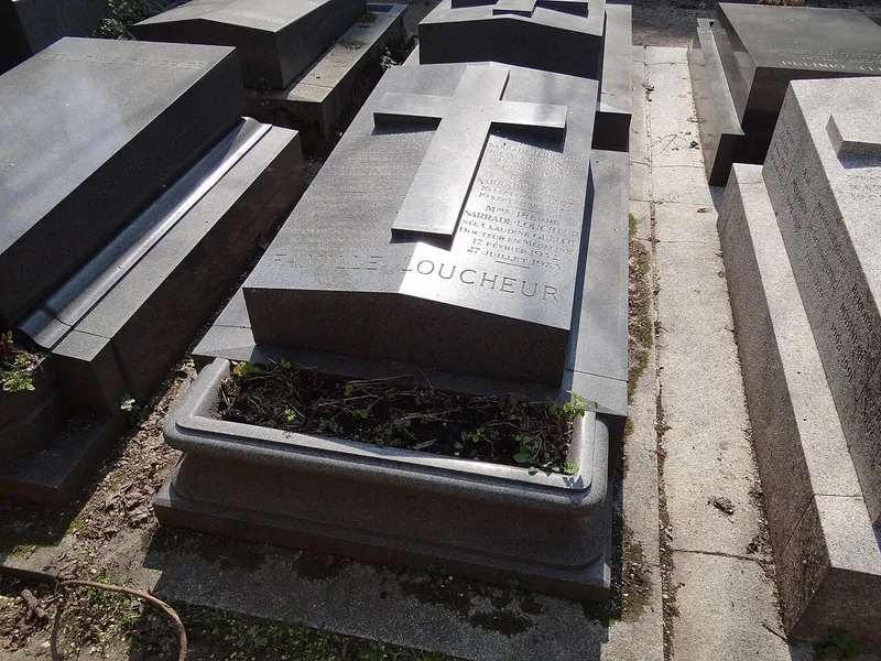 Photographie : la tombe de Louis Loucheur au cimetière du Montparnasse